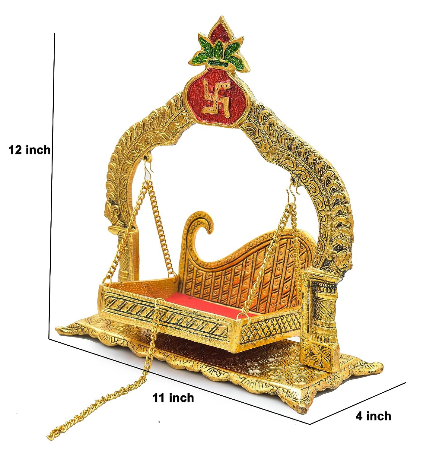 Laddu Gopal Jhula – Metal Palna - Nand Gopal Swing Palna (upto number 5) - Brass Daddy
