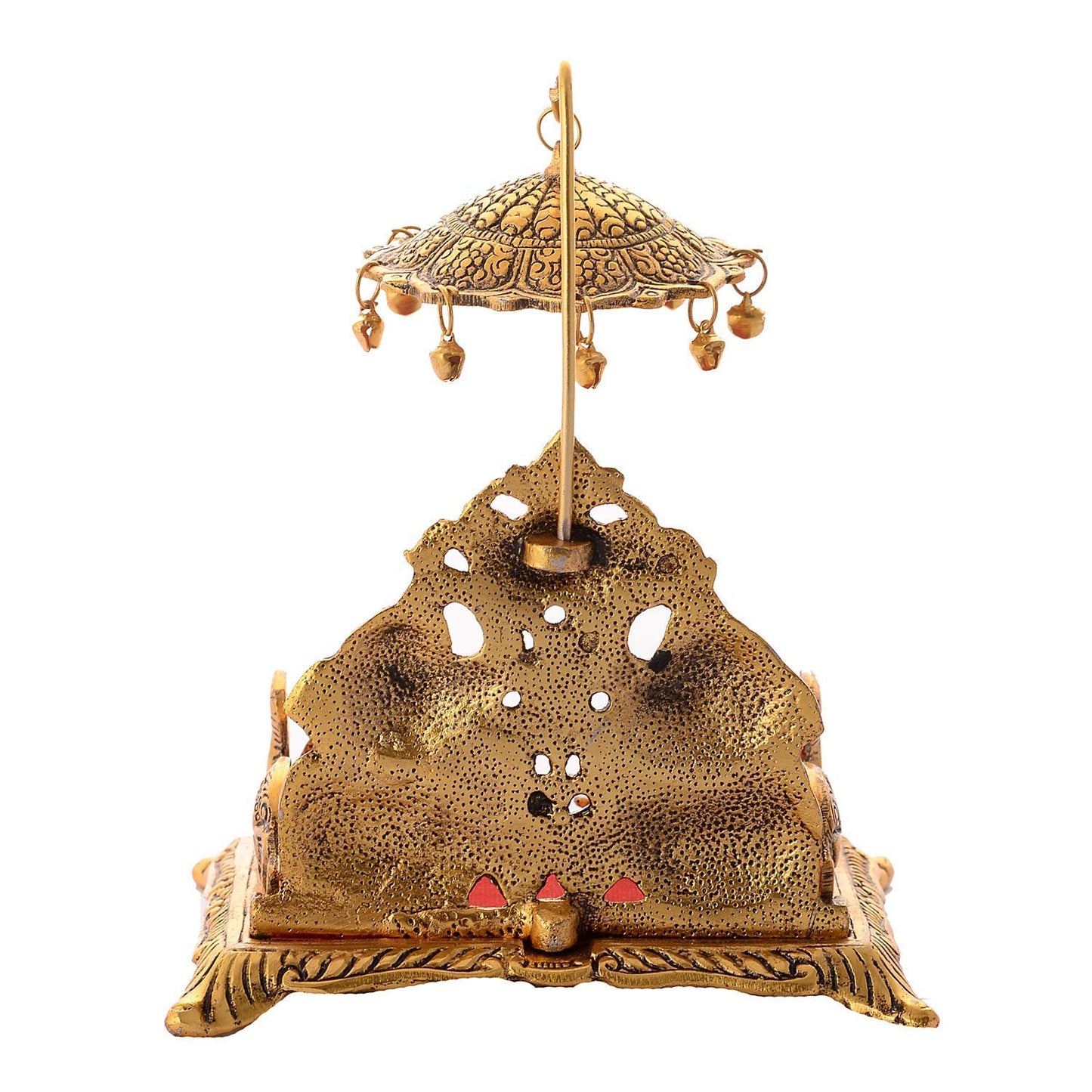 Metal Krishna Sighasan, Laddu Gopal Singhasan For Home And Office Temple - Brass Daddy