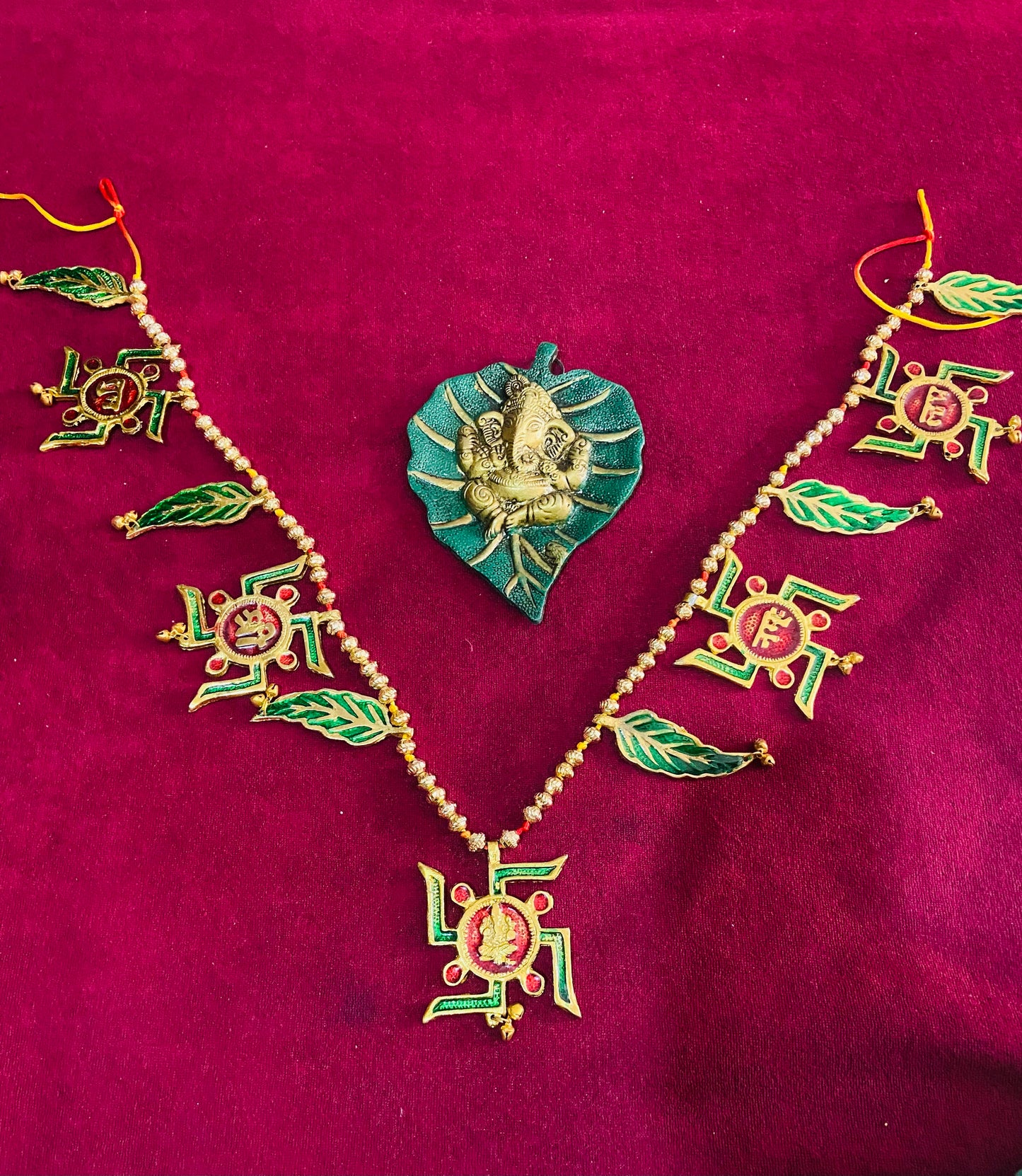 Diwali Combo - Ganesh wall hanging with toran - Brass Daddy