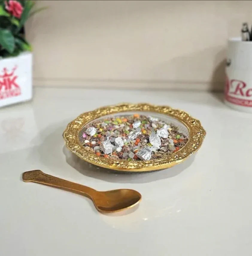 Golden Souf Tray - Brass Daddy