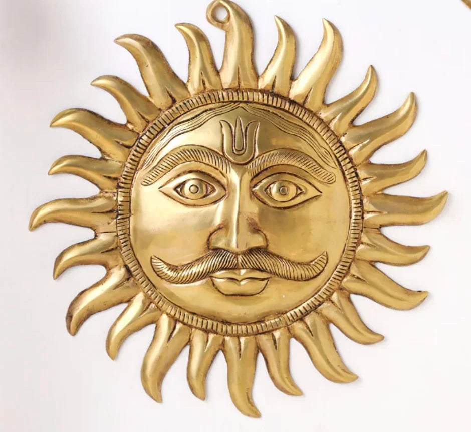 Sun chakra for wall hangings - Brass Daddy